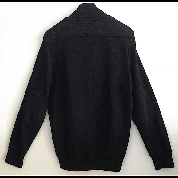 DIESEL Luxury Longsleeve 100% Cotton Sweater Mock Neck Zip Up Small - Picture 2 of 12